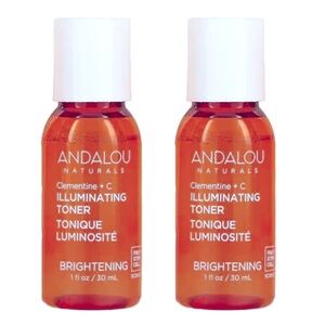$5❤️‍🔥 ONLY 1! Andalou Naturals Brightening C Illuminating Toner 2PK 🪞 NEW